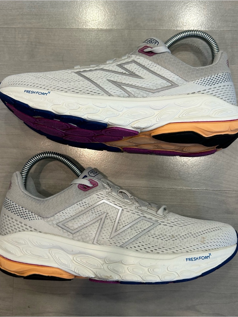 New Balance Fresh Foam X 860v14 Shoes Women Sz 7.5 Grey Matter Copper Running